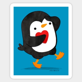 Penguin looking for love Sticker